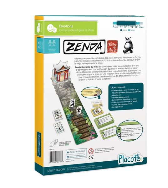 Placote -  Zenda: le maître du stress (Comprendre et gérer le stress)