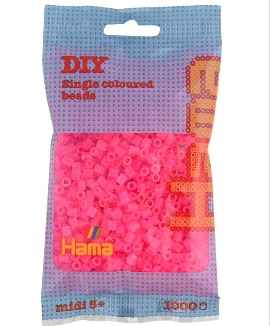 Hama 1000 pièces - Fuschia néon