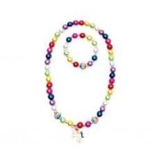 Collier et bracelet boule de gomme