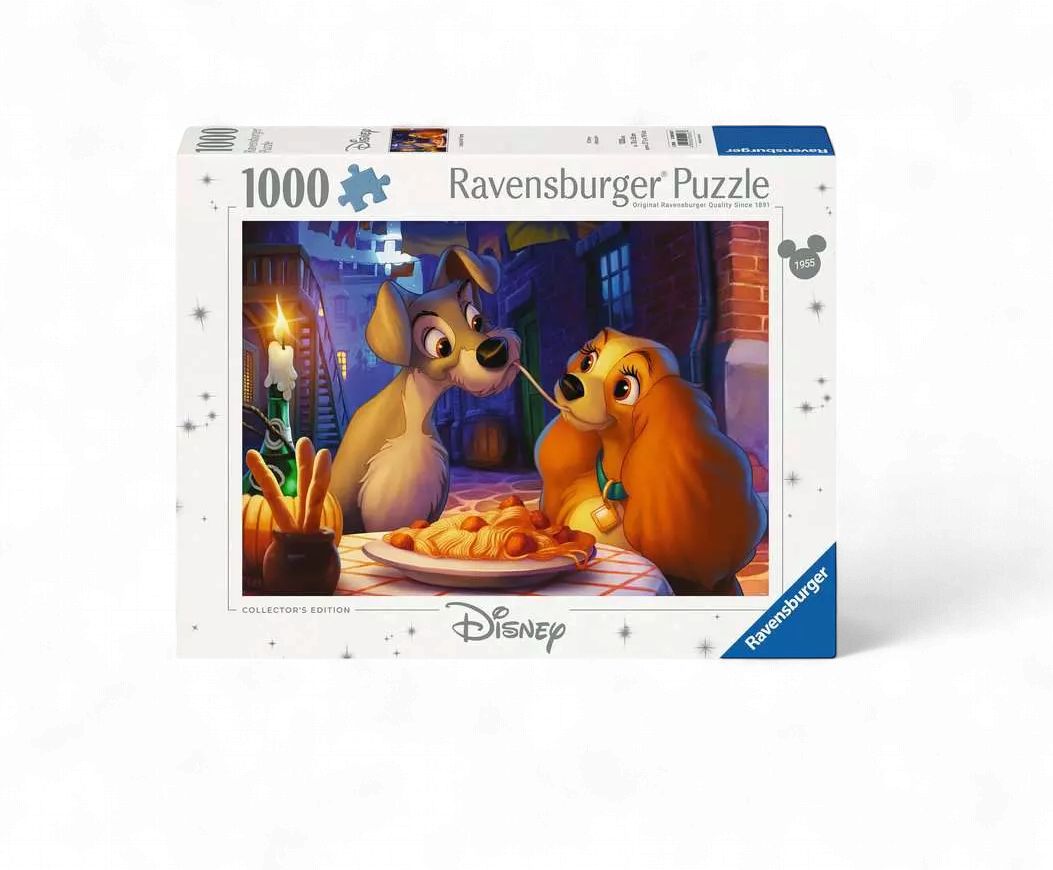 Casse-tête 1000 pièces Ravensburger Disney - La Belle et le Clochard