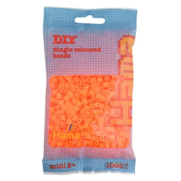 Perle Hama 1000 pièces - Orange néon
