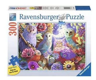 Casse-tête 300 pièces XL Ravensburger - Hiboux colorés