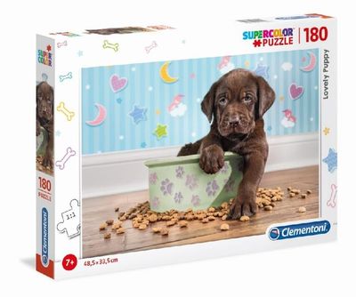 Casse-tête 180 pièces Clementoni - Chiot adorable