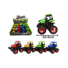 Petit tracteur de ferme avec grosses roues