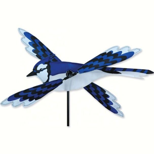 Vire-vent geai bleu 18 pouces