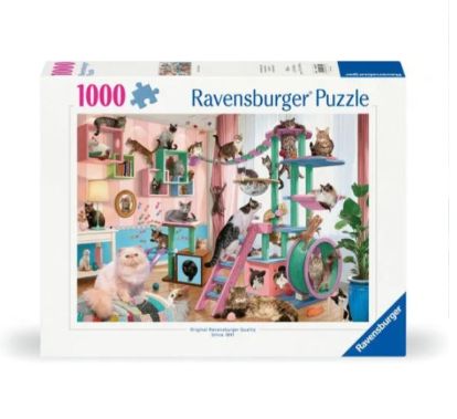 Casse-tête 1000 pièces Ravensburger - Ciel de l'arbre de chat