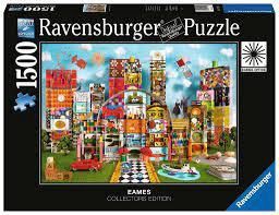 Casse-tête 1500 pièces Ravensburger - Eames House of Cards Fantasy