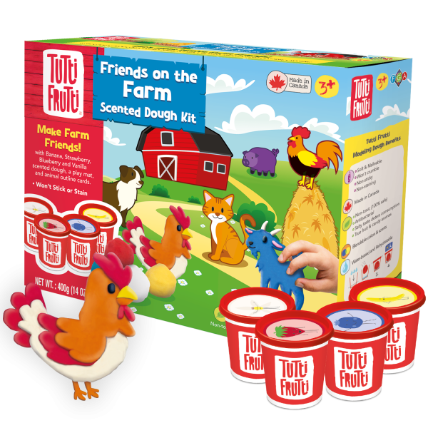 Pâte à modeler Tutti Frutti - Amis de la ferme