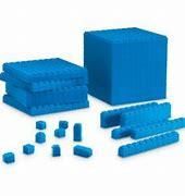 Learning Ressources - Base 10 (141 pieces) bleu