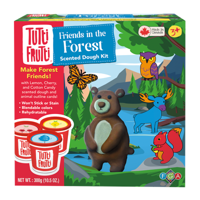 Pâte à modeler Tutti Frutti - Amis dans la forêt