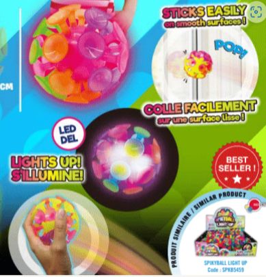 Balle suction LED