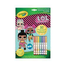 Crayola bloc pages à colorier et activités - L.o.l. surprise