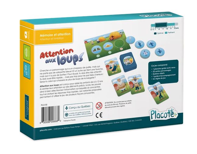 Placote - Attention au loups (Attention et inhibition)