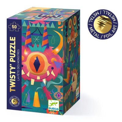 CASSE-TÊTE 50 PIÈCES DJECO - LA FÊTE DES MONSTRES