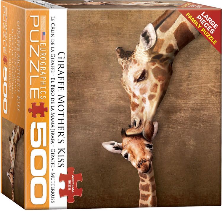 Casse-tête 500 pièces XL Eurographics - Calin de la girafe
