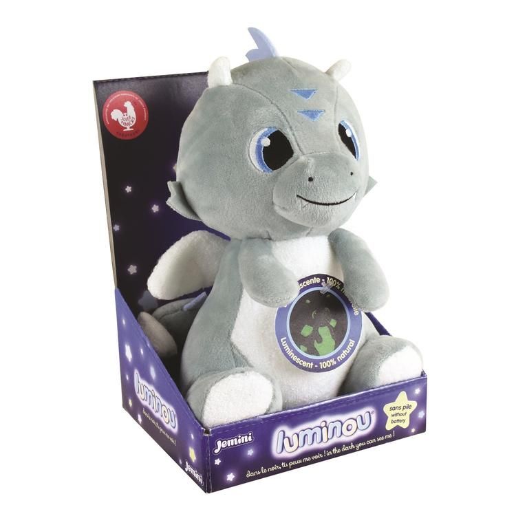 Luminou leon le dragon peluche