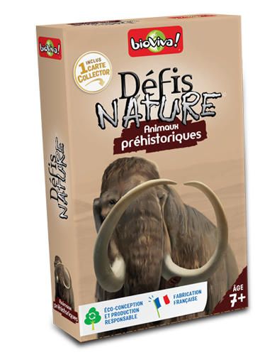 DÉFIS NATURE - ANIMAUX PRÉHISTORIQUES