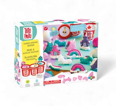 Pâte à modeler Tutti Frutti - Trio licornes  scintillantes