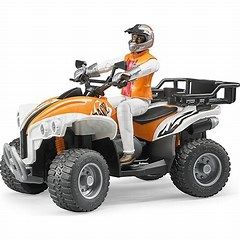 Bruder 63000 - 4 roues bruder avec conducteur
