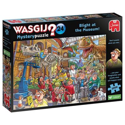 CASSE-TÊTE 1000 PIÈCES WASGIJ MYSTERY NO24 - PANIQUE AU MUSÉE!