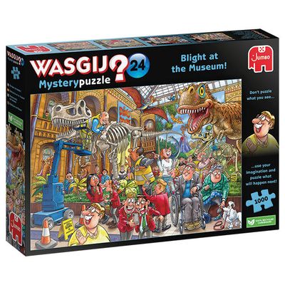 Casse-tête 1000 pièces Wasgij mystery NO24 - Panique au musée!