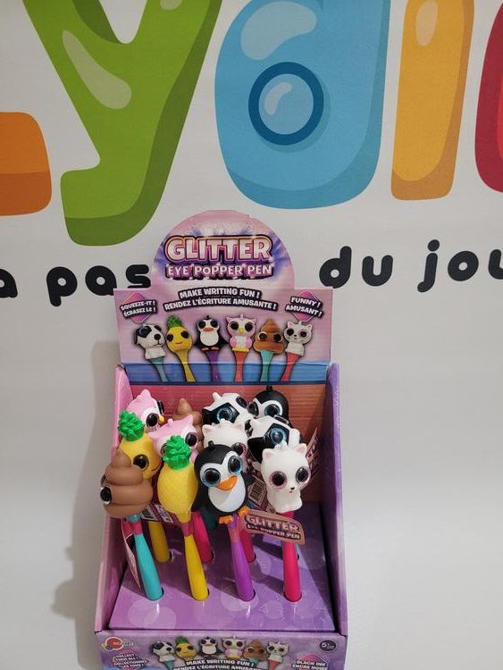 Stylo glitter eye popper