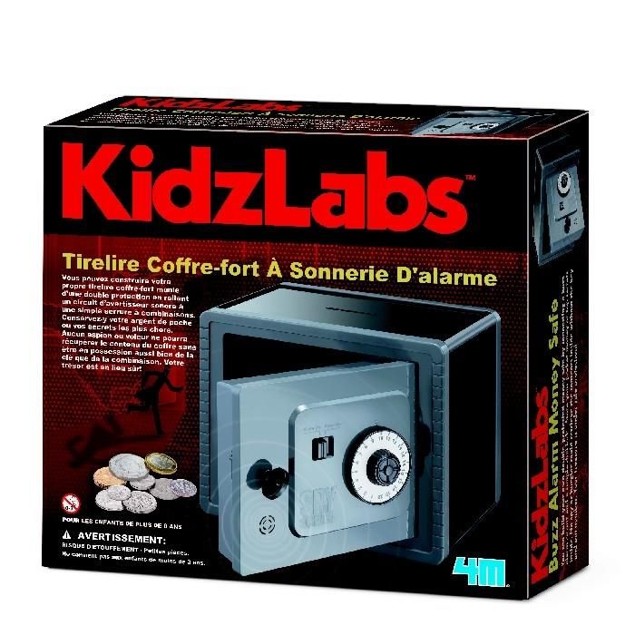 Kidzlabs - Tirelire coffre-fort