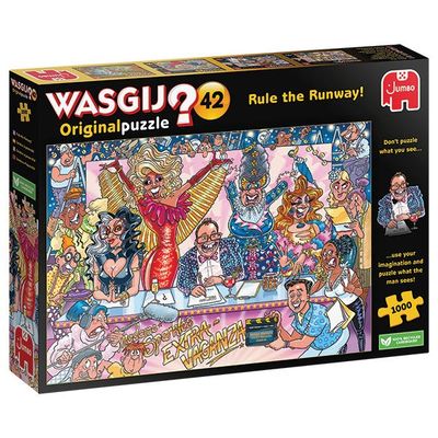 CASSE-TÊTE 1000 PIÈCES WASGIJ ORIGINAL NO42 - DOMINEZ LA PISTE