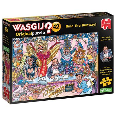 Casse-tête 1000 pièces Wasgij original NO42 - Dominez la piste