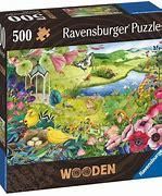 Casse-tête 500 pièces en bois Ravensburger - Jardin