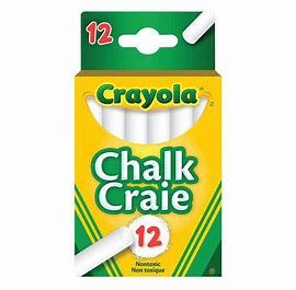 Crayola - Craies blanches