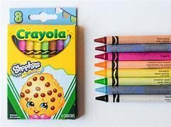 Crayola - 8 crayons shopkins