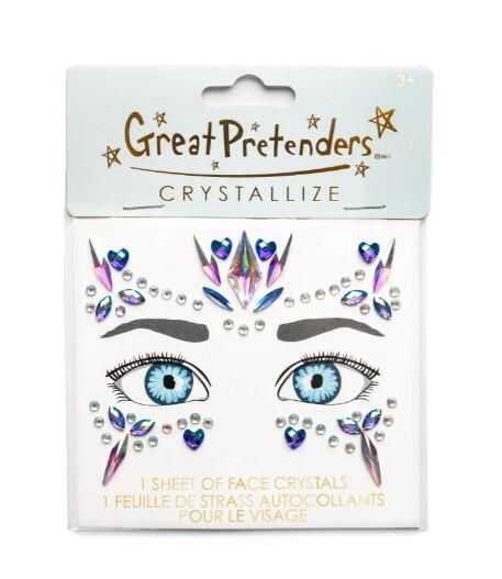 Cristaux pour le visage princesse des glaces