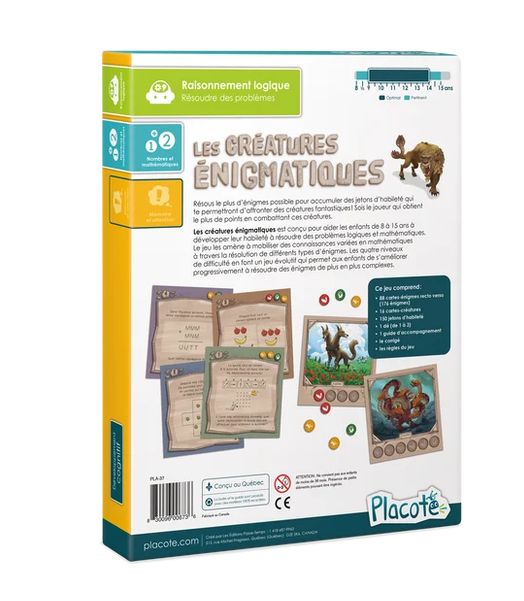 Placote - Les créatures énigmatiques (Résoudre des problèmes logiques et magnétiques)
