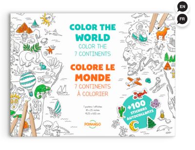 Coffret colore le monde