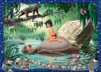 Casse-tête 1000 pièces Ravensburger Disney - Livre de la Jungle