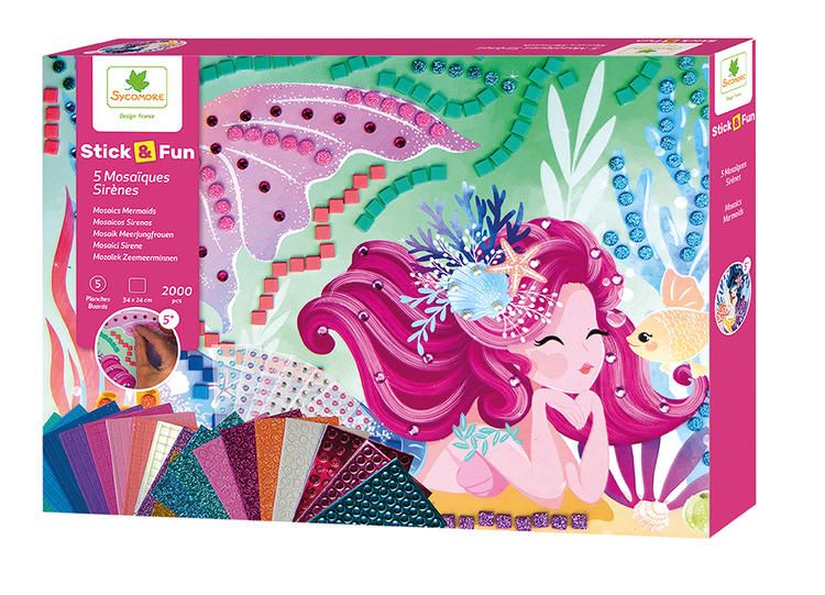 Stick'n fun XL - Mosaique sirène