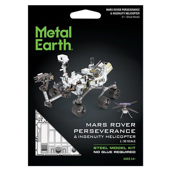 Metal Earth - Mars rovers persévérence et hélicoptère ingéniosité