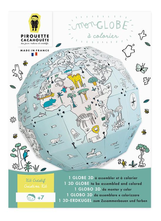 Pirouette cacahouète - Kit créatif Terre 3D