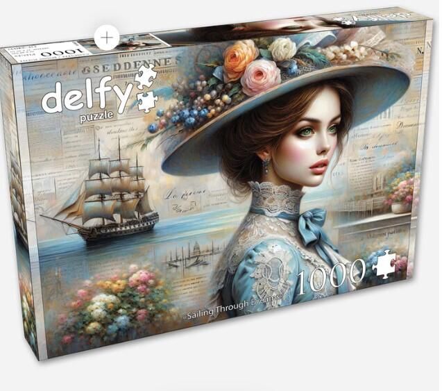 CASSE-TÊTE 1000 PIÈCES DELFY - SAILING THROUGH DREAMS