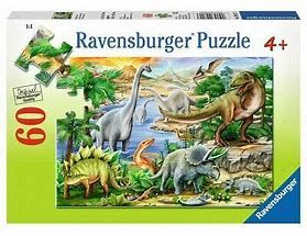 Casse-tête 60 pièces Ravensburger - Vie préhistorique