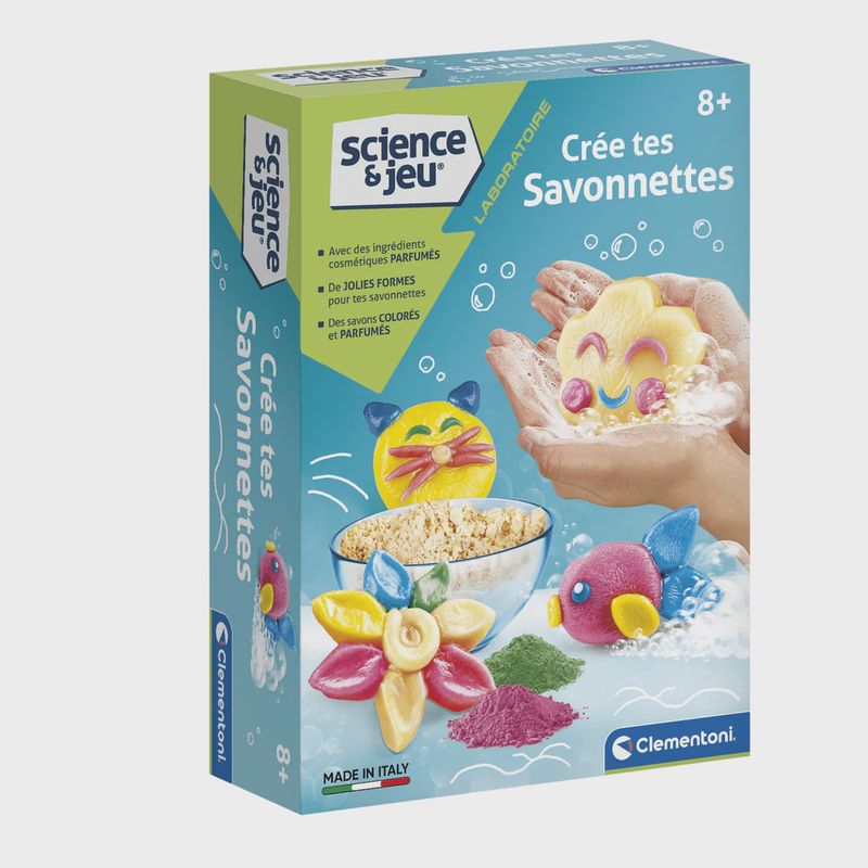 CLEMENTONI SCIENCE &amp; JEU - CRÉE TES SAVONNETTES
