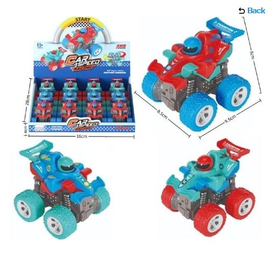 Véhicule à retro-friction race car