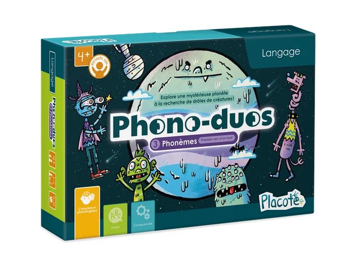 Placote - Phono - duos: Phonèmes (Conscience du premier son d'un mot)