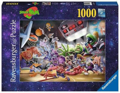 Casse-tête 1000 pièces Ravensburger - Space Jam l'ultime tir