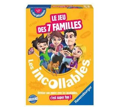 Le jeu des 7 familles incollables