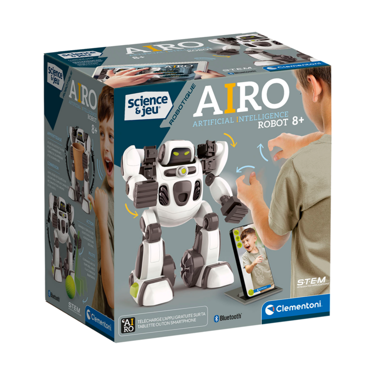 Clementoni science et jeu - Airo robot à intelligence artificielle