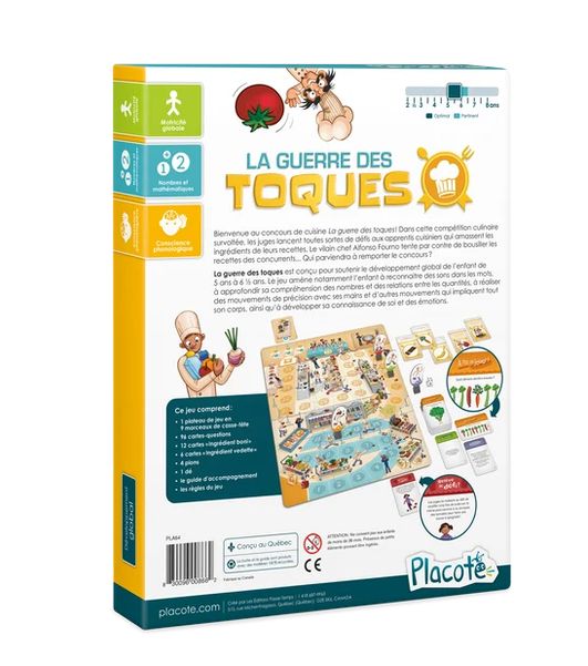 Placote - La guerre des toques (Habiletés langagières, affectives, cognitives et motrices)