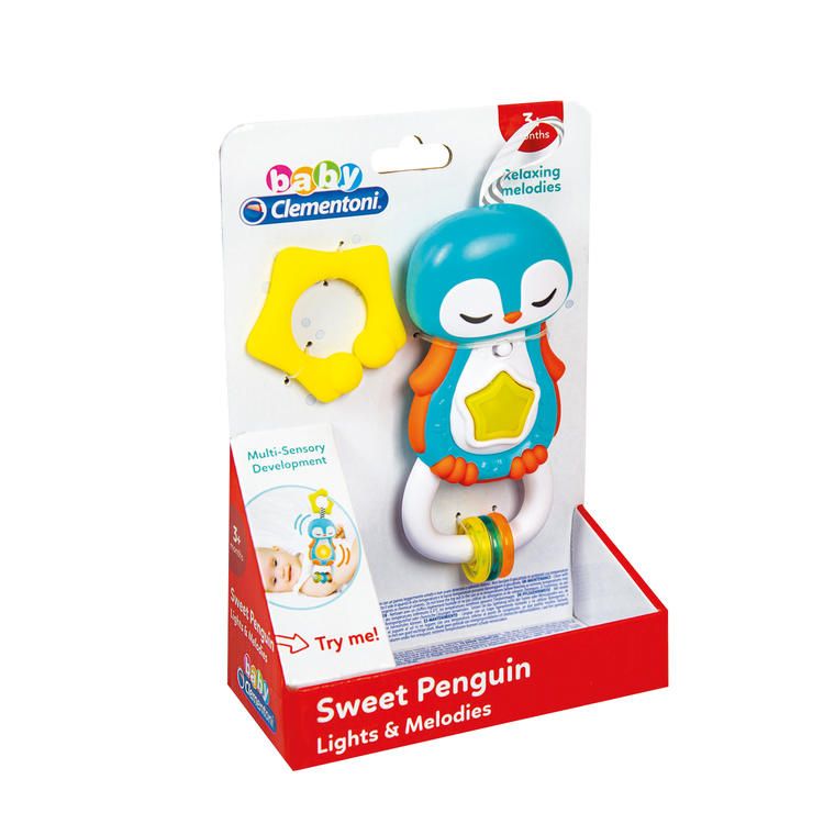 Baby Clementoni - Hochet pingouin électronique