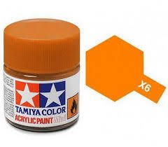 Peinture Tamiya orange brillant acrylique X-6